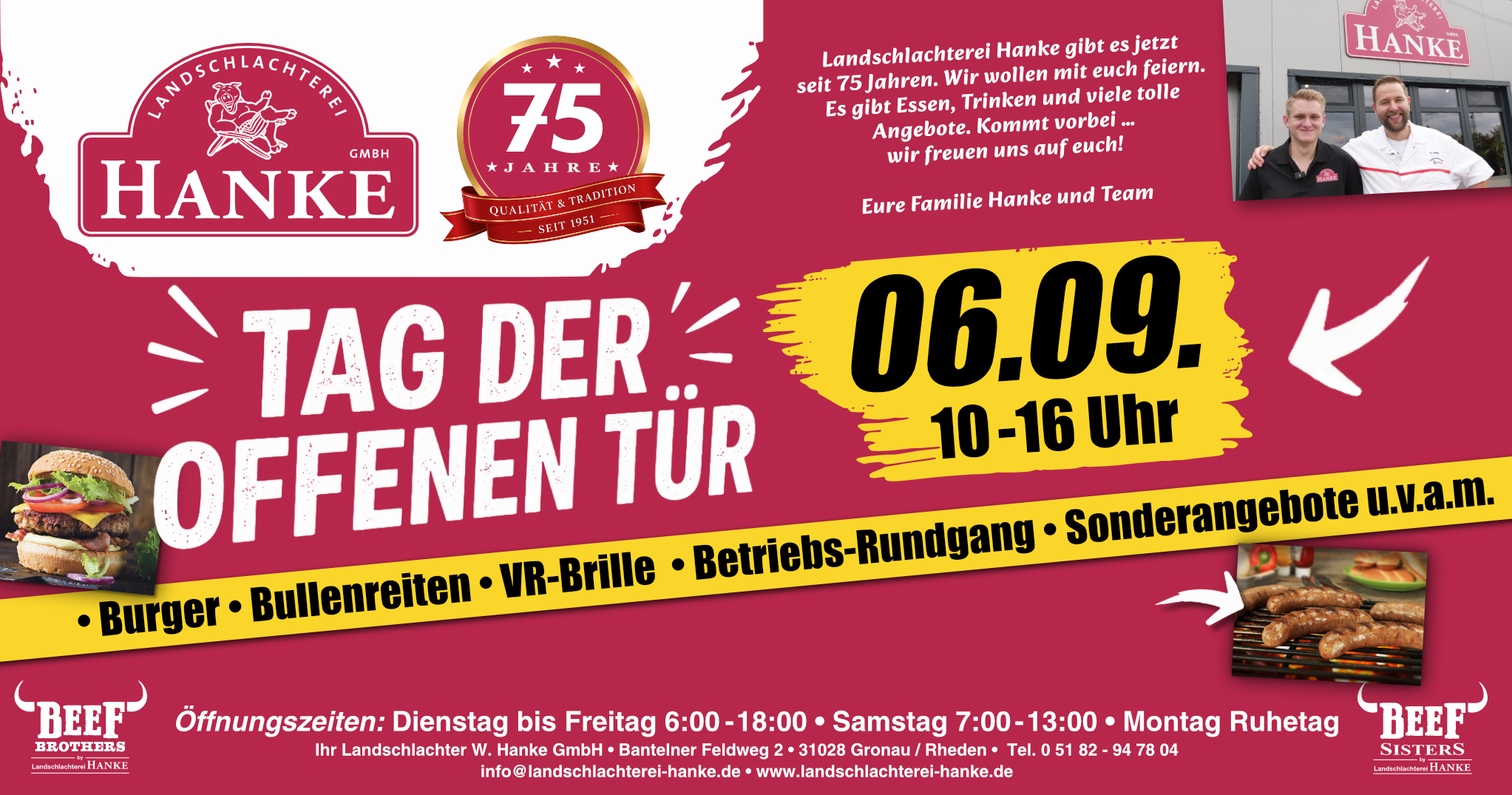 Landschlachterei Hanke Tag der offenen Tür 6.9.26